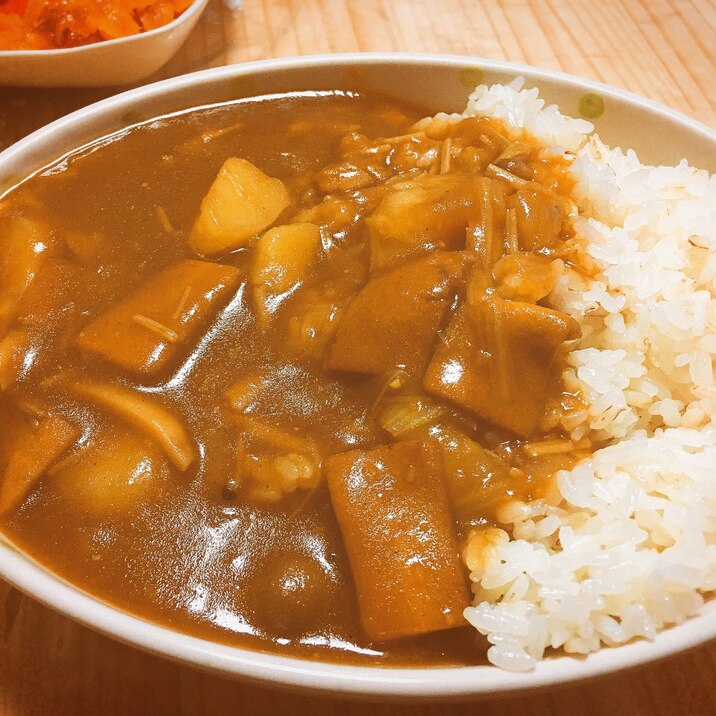 高野豆腐でお肉モドキの野菜たっぷりカレー